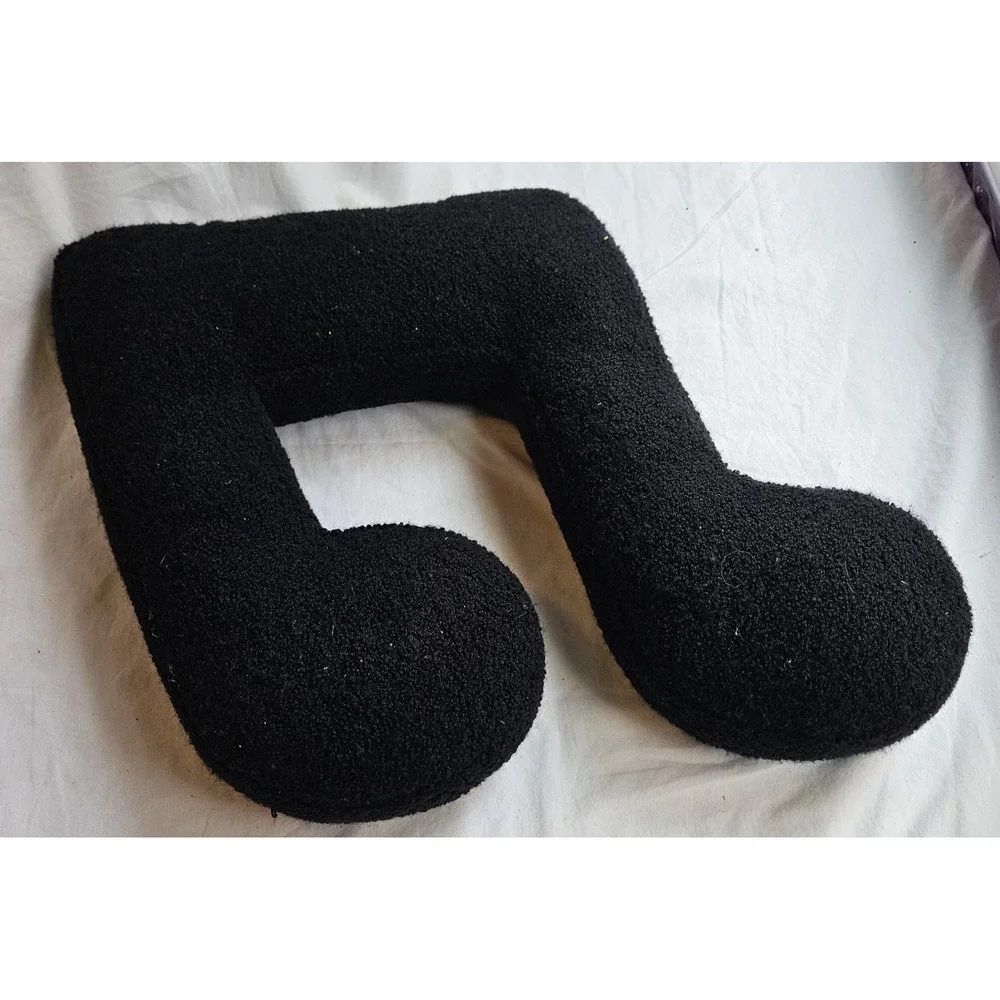 ZADORA Music Note Toss‎ Pillow - Black